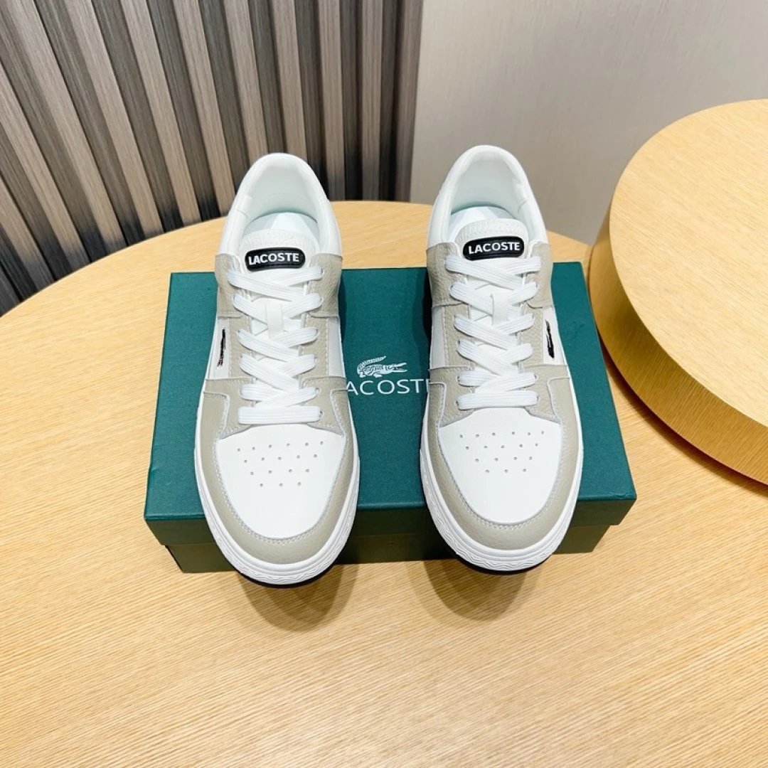 Lacoste Classic Leather Sneakers White - Gallery Image 2 - Detailed View