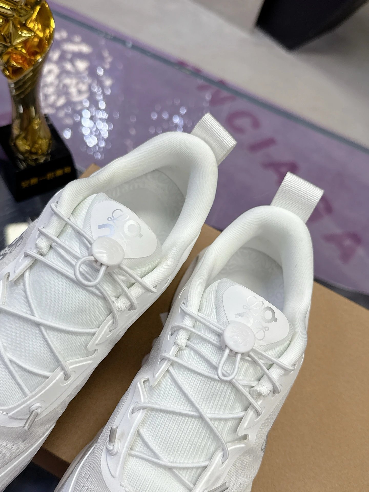Loewe x On 3.0 Cloudventure Sneakers White - Gallery Image 8 - Detailed View