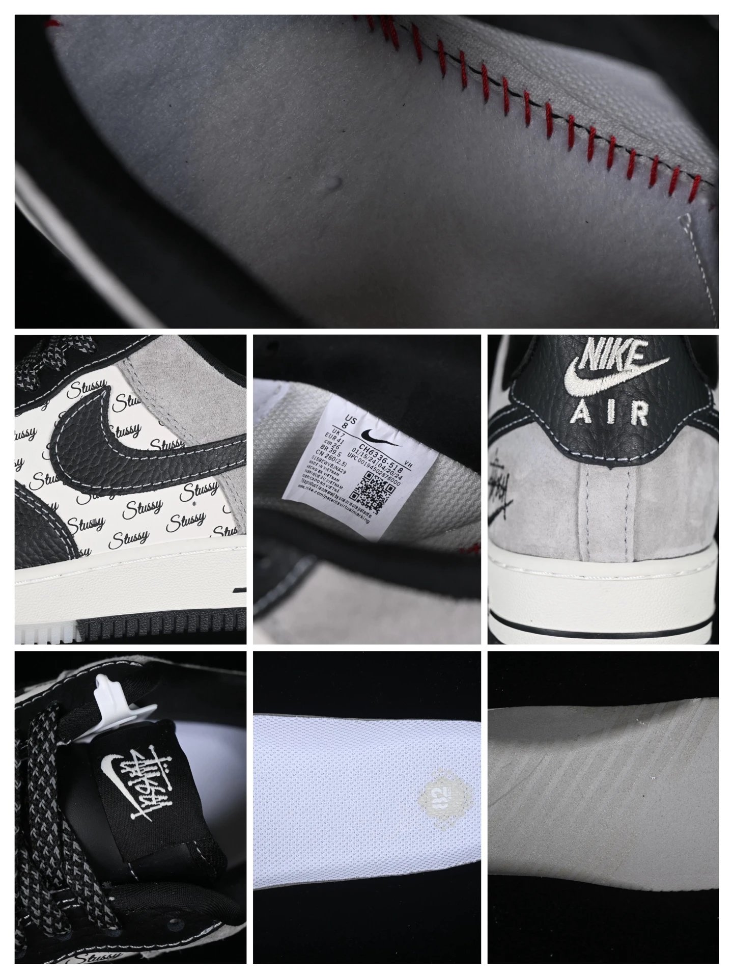 Men's Suede Sneakers Classic Noir - Gallery Image 9 - Detailed View