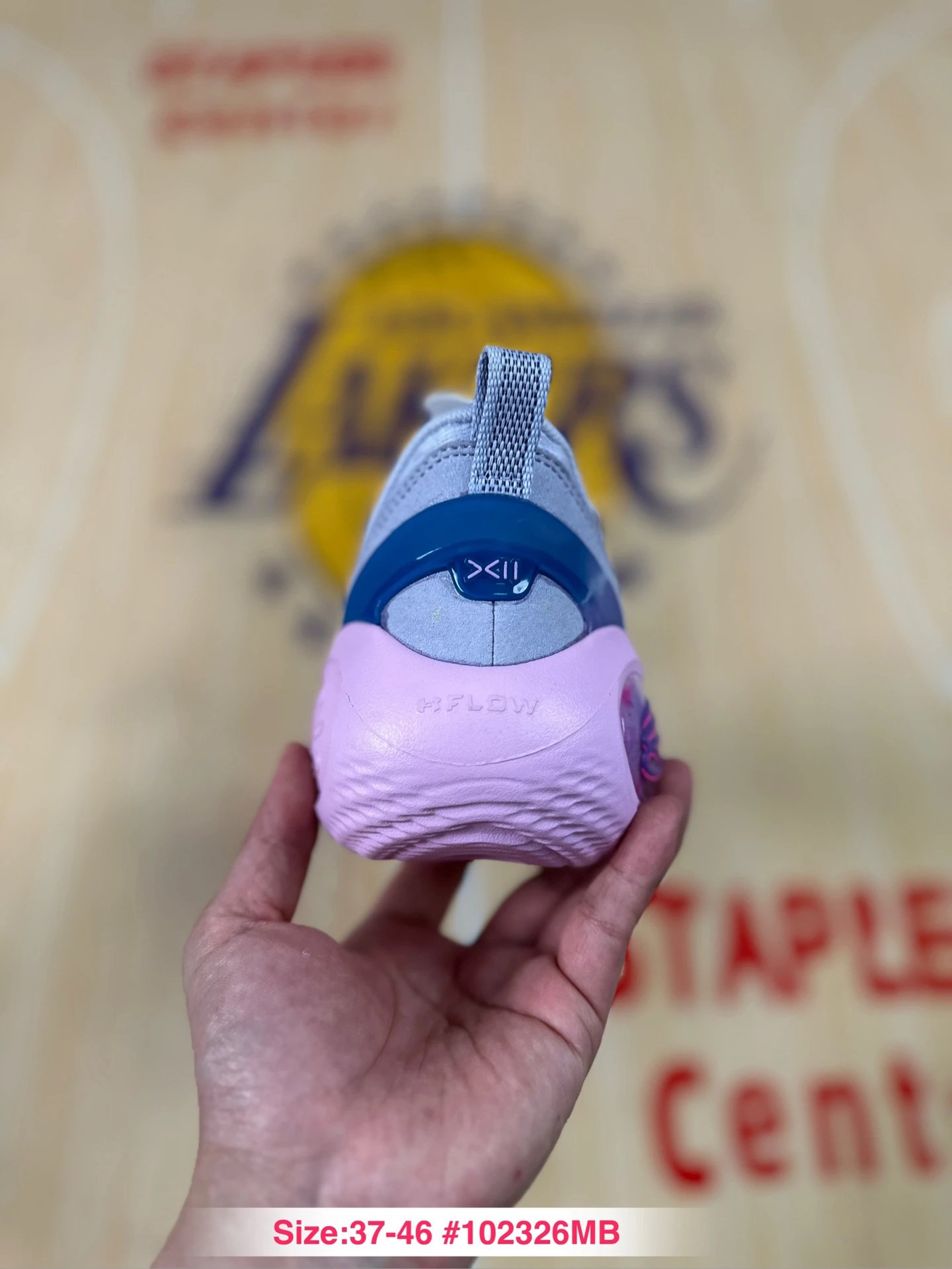 Curry 12 Mesh Basketball Shoes Lilac Pink - Gallery Image 9 - Detailed View