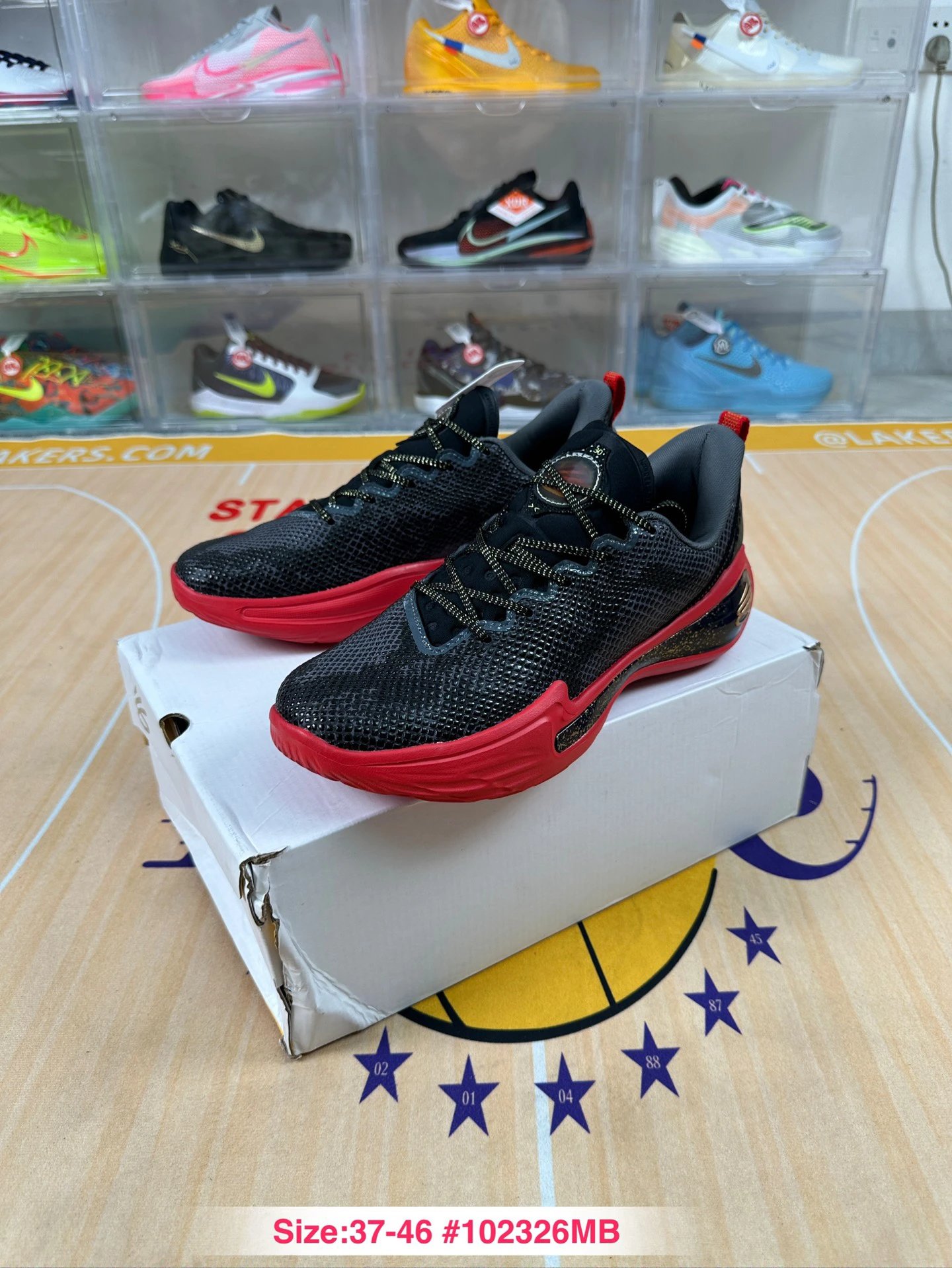Curry 12 Mesh Basketball Shoes Crimson Red - Gallery Image 3 - Detailed View