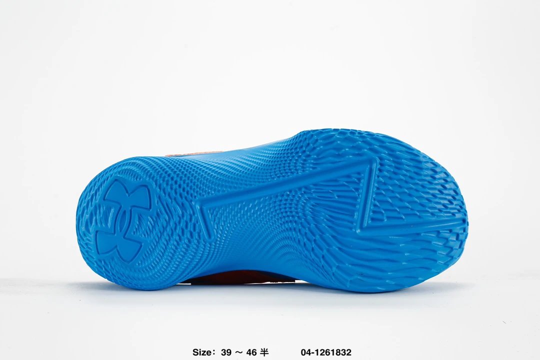 Curry 1 Mesh Basketball Shoes HOVR Cushion Azure - Gallery Image 6 - Detailed View