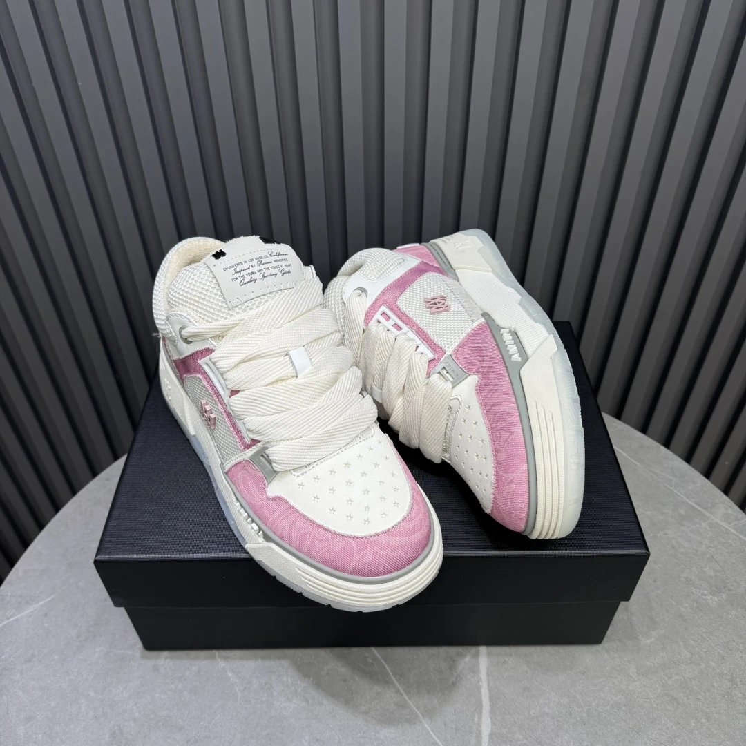 Low Top Mesh Suede Skate Sneakers Vintage Rose - Gallery Image 5 - Detailed View