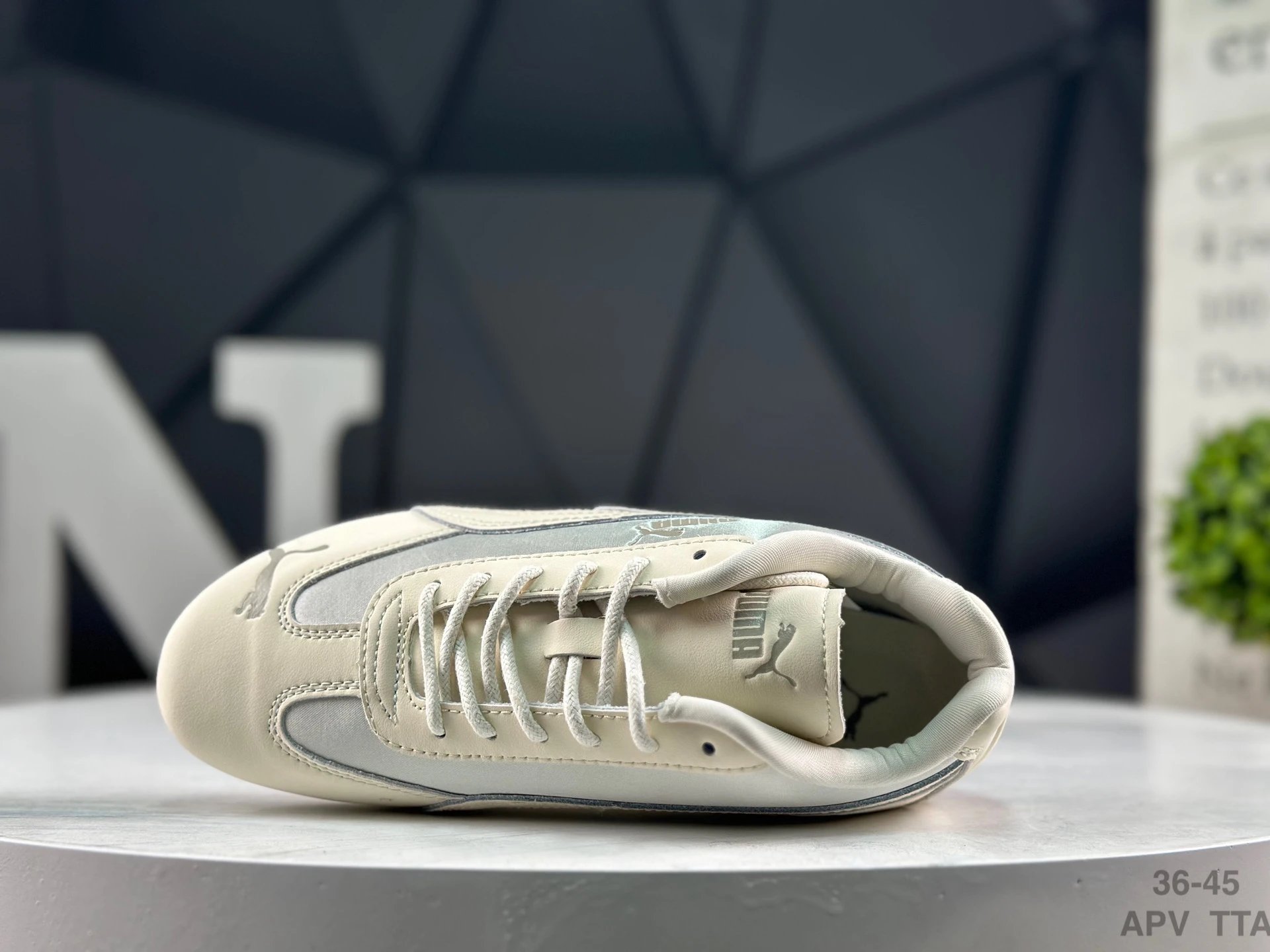 Puma Speed Faded OG Sneakers Beige Grey - Gallery Image 3 - Detailed View