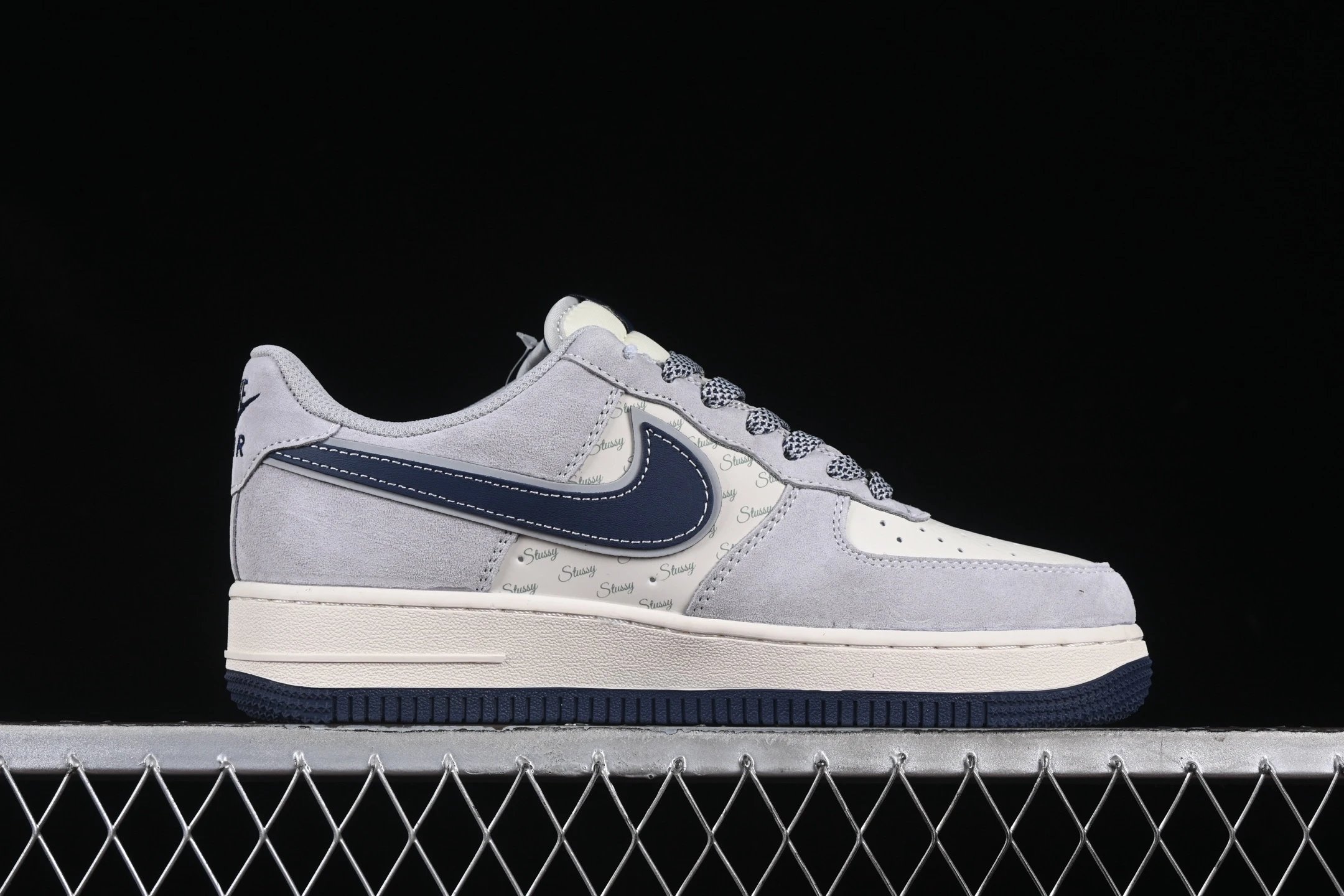 Air Force 1 Low Sneakers Slate Blue - Gallery Image 2 - Detailed View