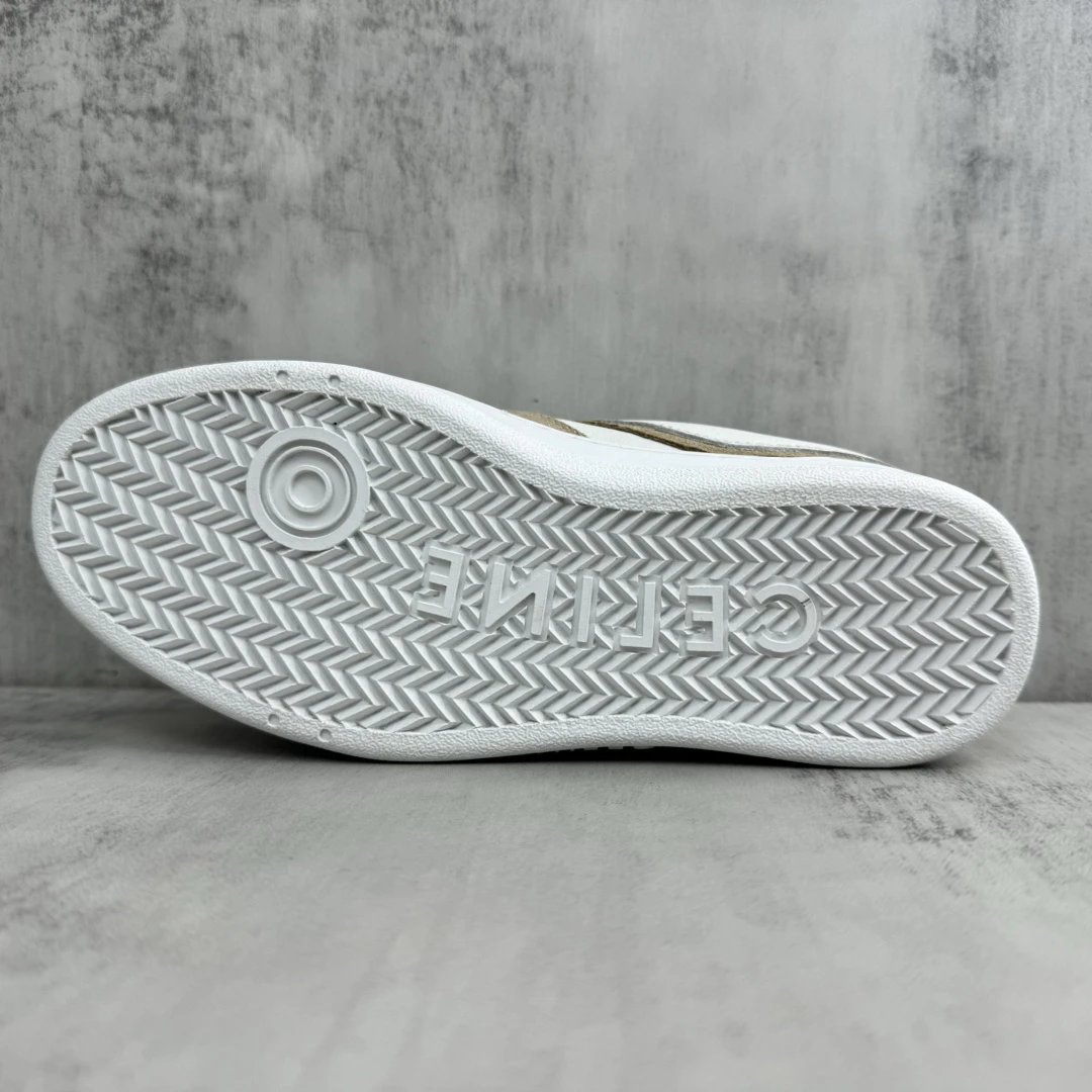 Unisex Low Top Skate Sneakers Leather Suede Warm Taupe - Gallery Image 8 - Detailed View