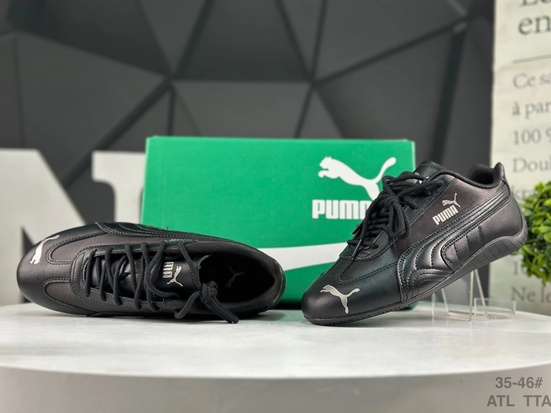 Puma Speed OG Sneakers Black - Gallery Image 9 - Detailed View
