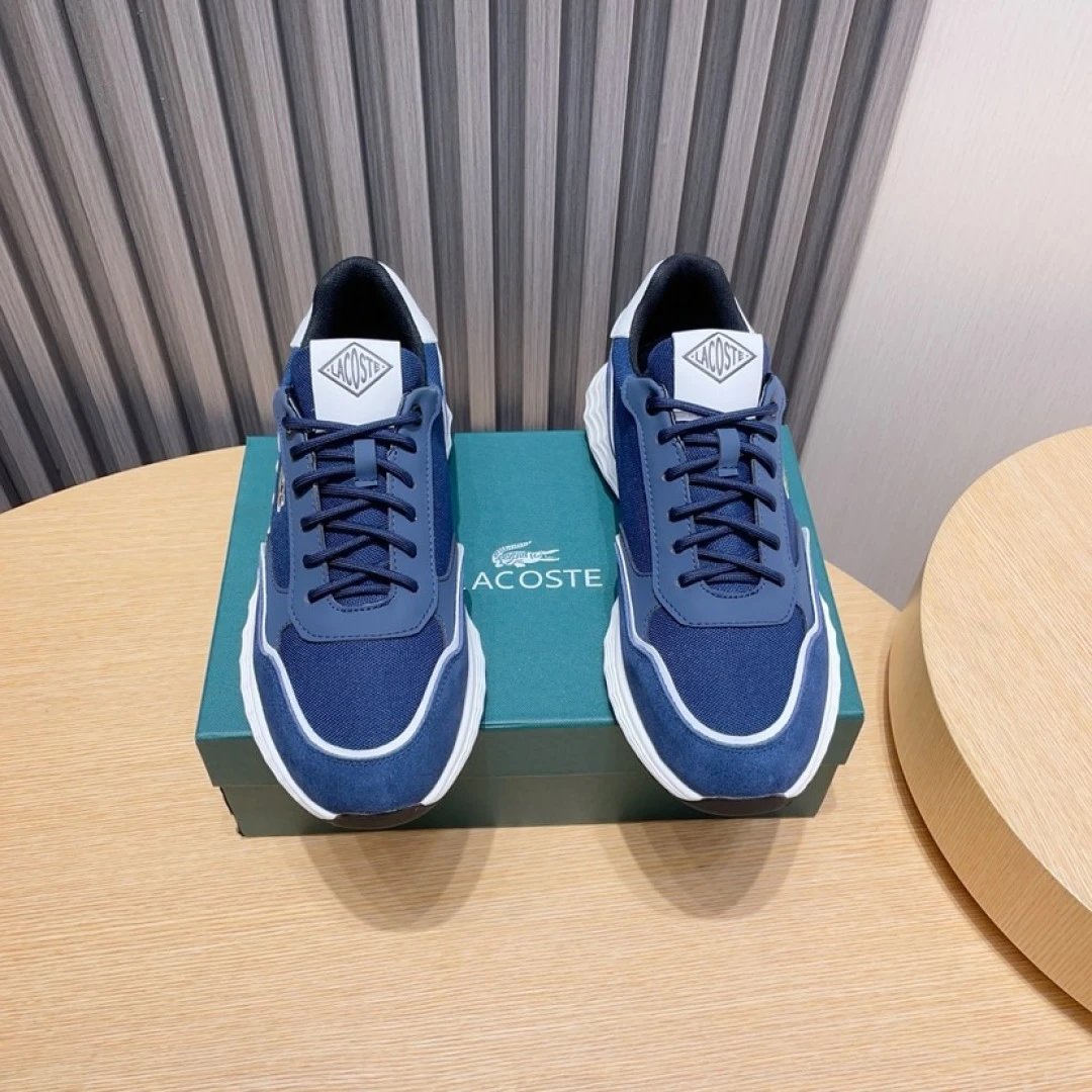 Lacoste Blue Classic Sneakers - Gallery Image 3 - Detailed View