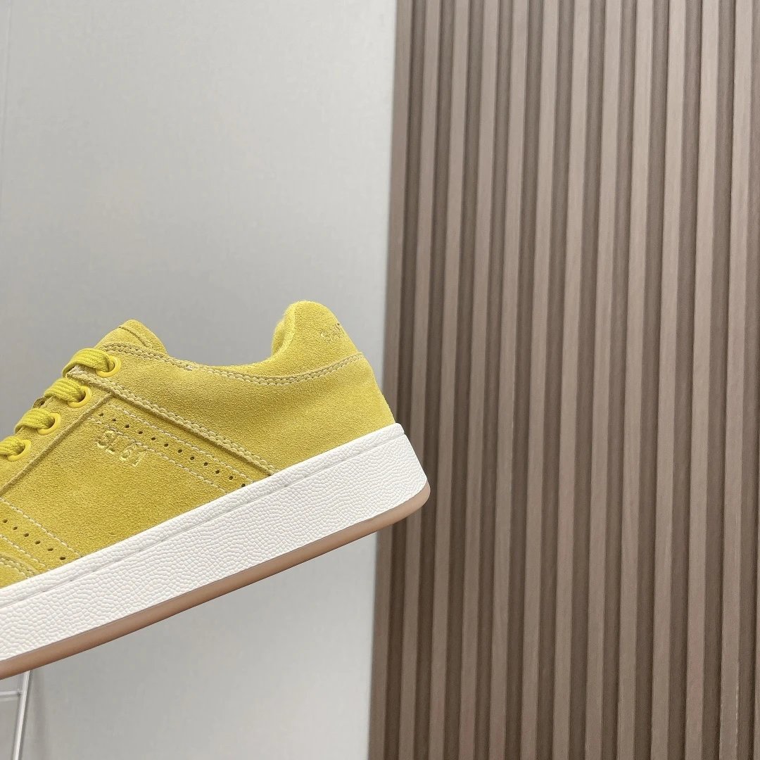 YSL SL61 Sneakers Yellow - Gallery Image 2 - Detailed View