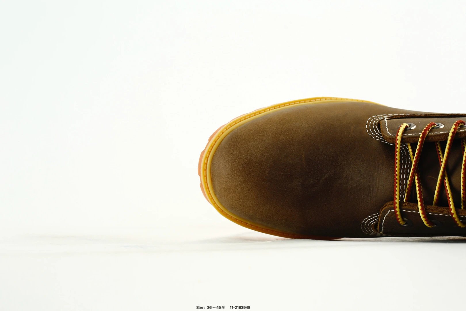 Outdoor Leather Boots High-Top in Rich Brown - Gallery Image 5 - Detailed View