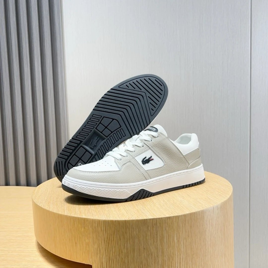 Lacoste Classic Leather Sneakers White - Gallery Image 9 - Detailed View