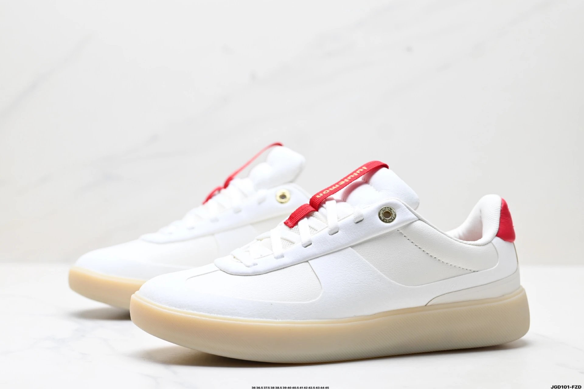 Lululemon Lifestyle Low Sneakers White Red - Gallery Image 4 - Detailed View
