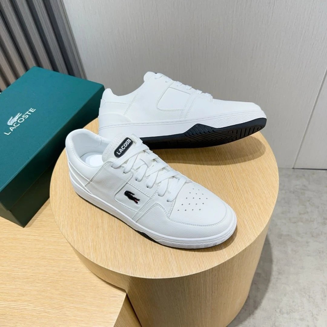 Lacoste Classic White Sneakers - Gallery Image 3 - Detailed View
