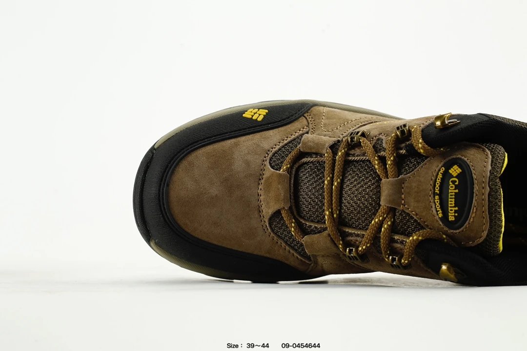 Men’s Suede Hiking Trail Shoes Walnut Brown - Gallery Image 5 - Detailed View