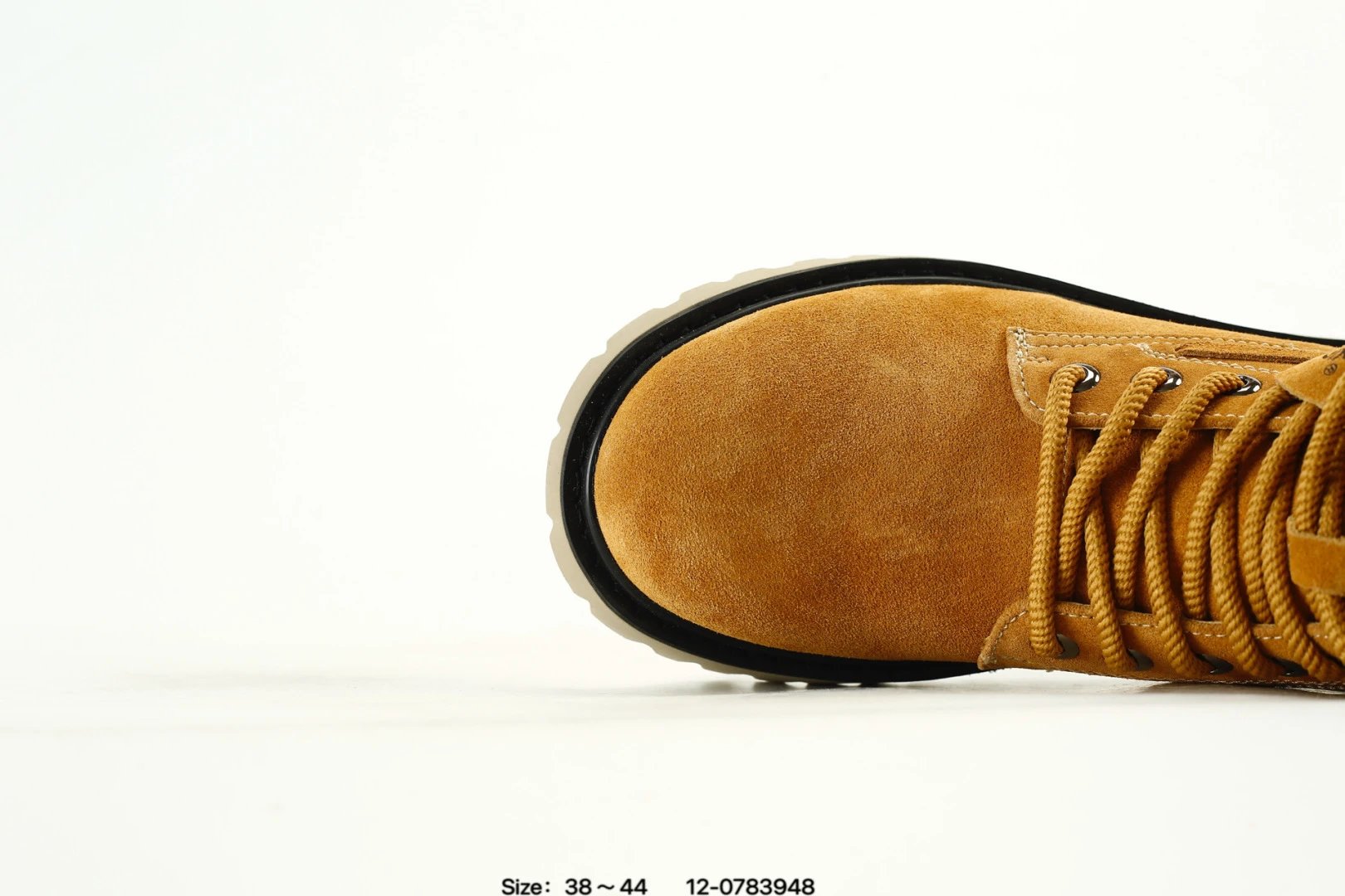 Outdoor Suede Boots Ochre - Gallery Image 6 - Detailed View
