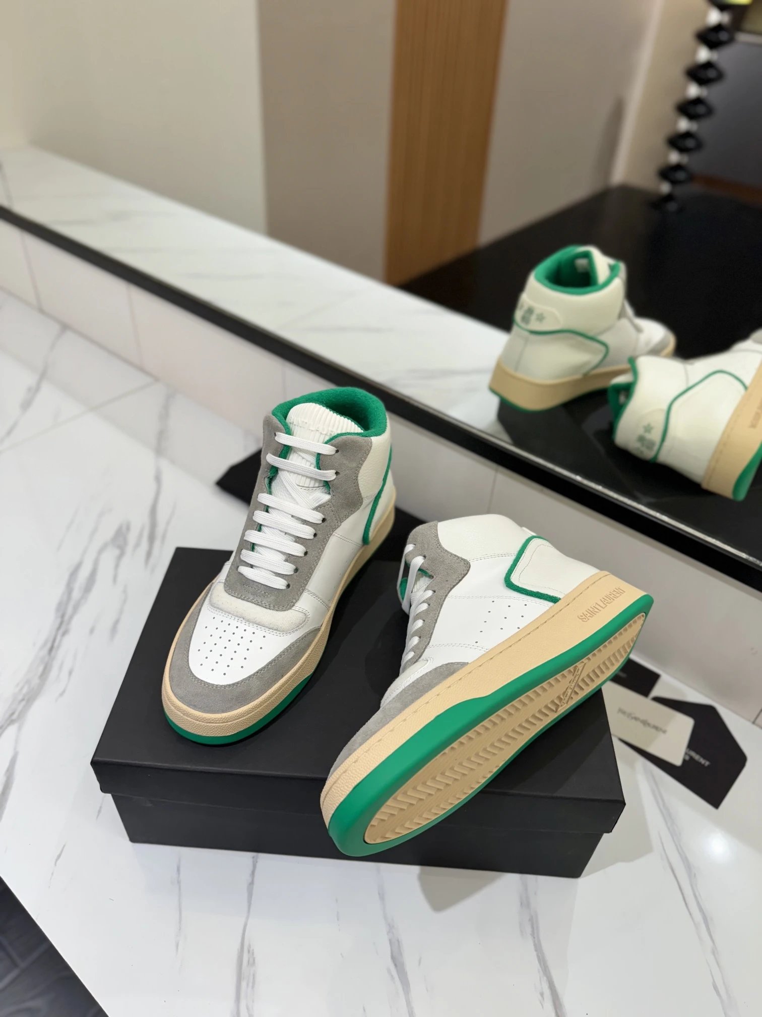 YSL SL61 Sneakers Multicolor - Gallery Image 5 - Detailed View