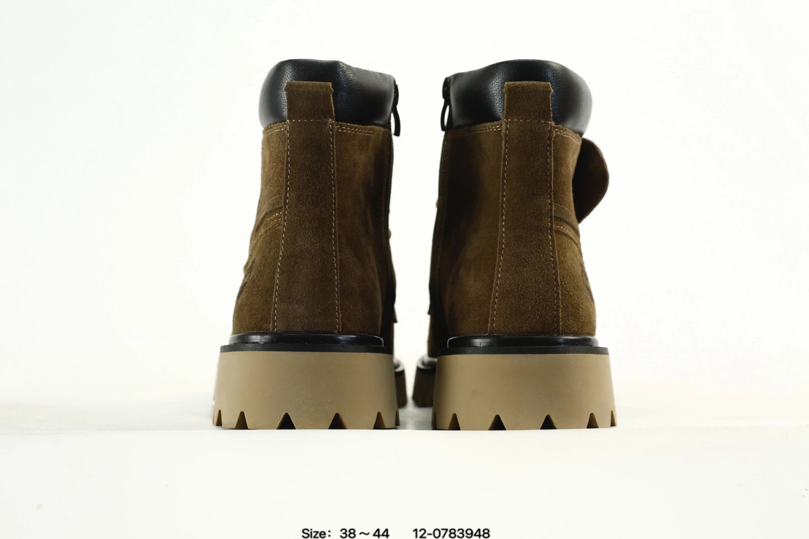 Suede Outdoor Boots Tawny - Gallery Image 7 - Detailed View