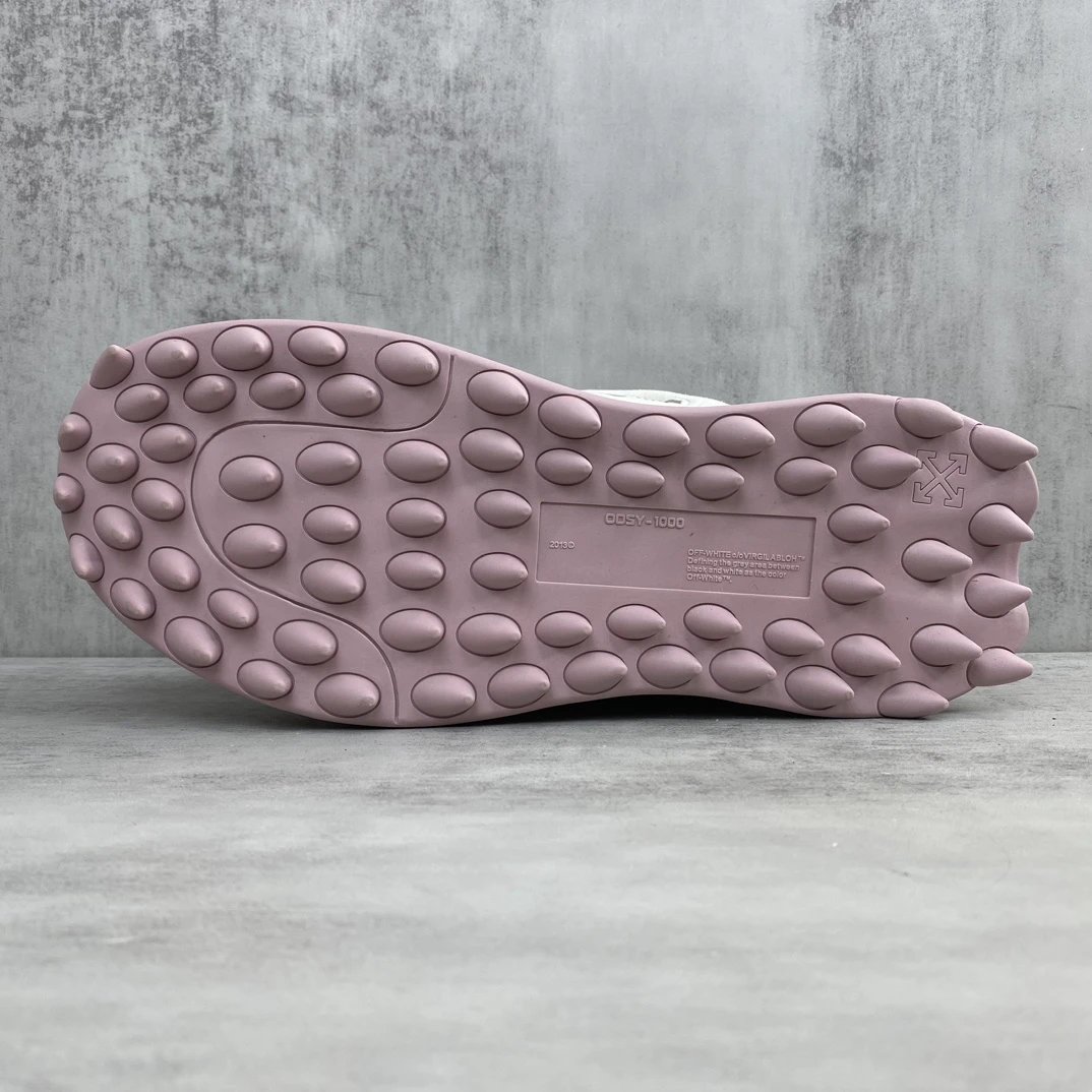 ODSY 1000 Leather Oxford Trail Sneakers Rose Pink - Gallery Image 8 - Detailed View