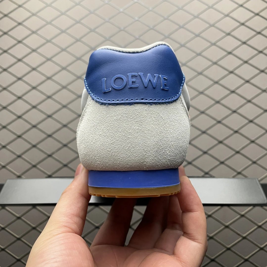 Loewe Ballet Runner Sneaker White Red - Gallery Image 2 - Detailed View