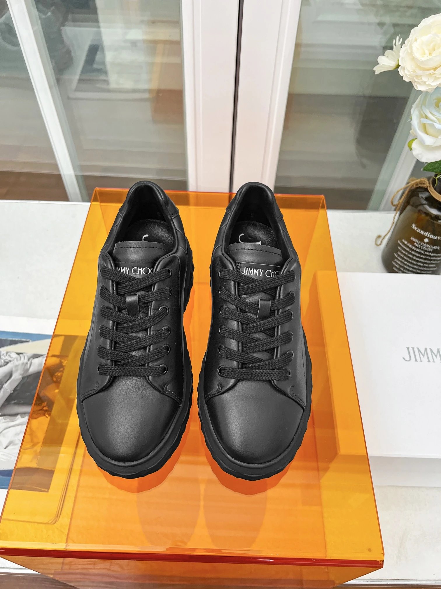 Jimmy Choo Black Diamond Sneakers - Gallery Image 2 - Detailed View