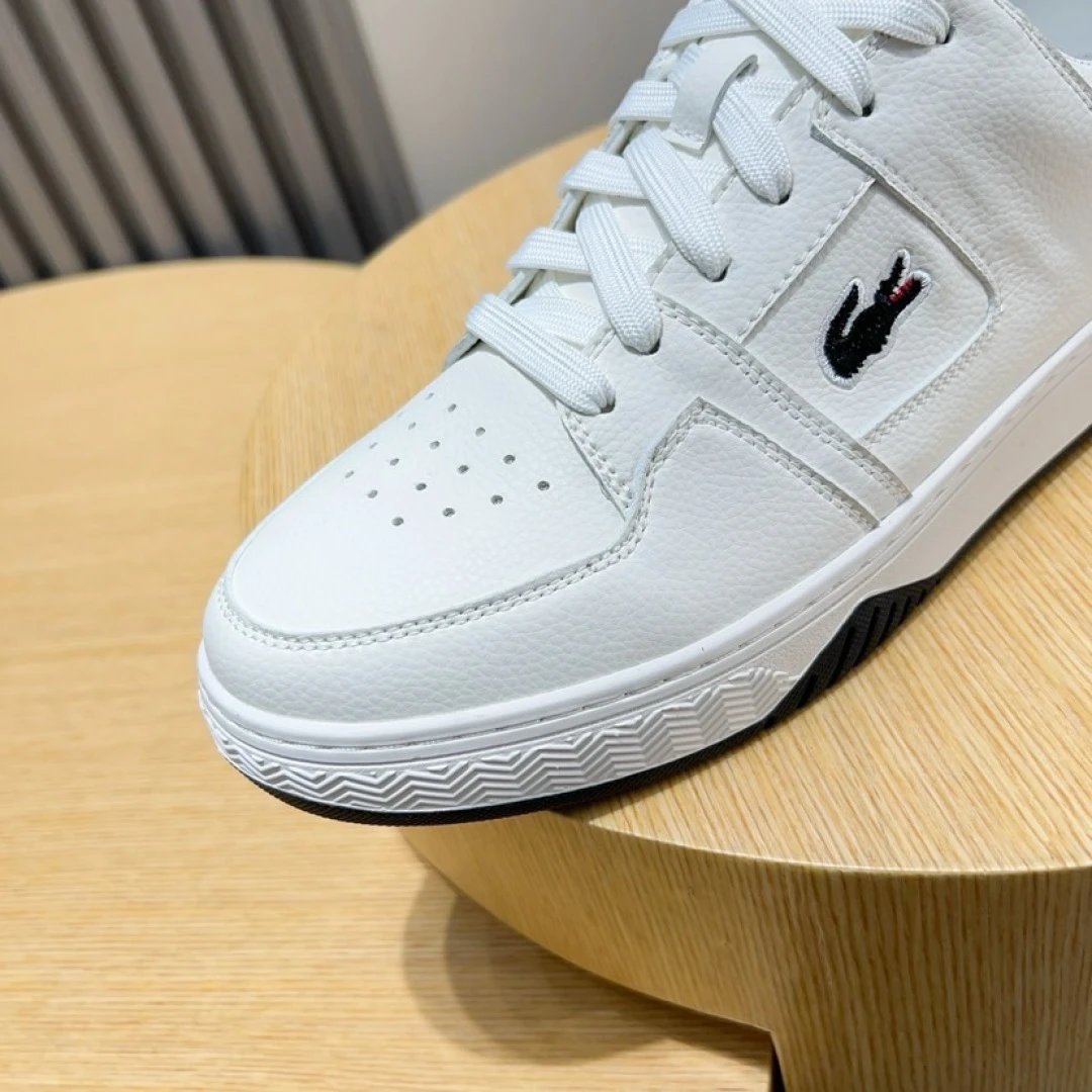 Lacoste Classic White Sneakers - Gallery Image 8 - Detailed View