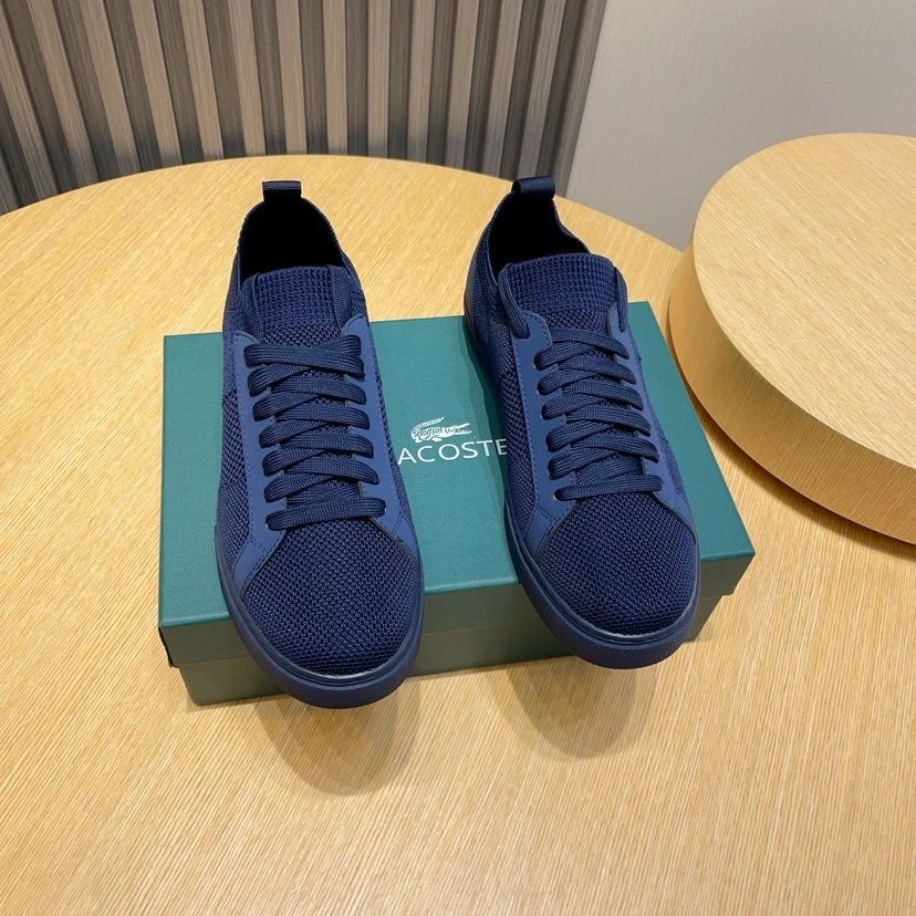 Lacoste Classic Blue Sneakers - Gallery Image 2 - Detailed View