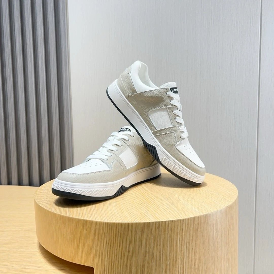 Lacoste Classic Leather Sneakers White - Gallery Image 5 - Detailed View