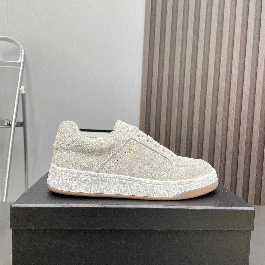 Saint Laurent SL61 Low Sneakers Beige - High Quality Product Image - Cnfans