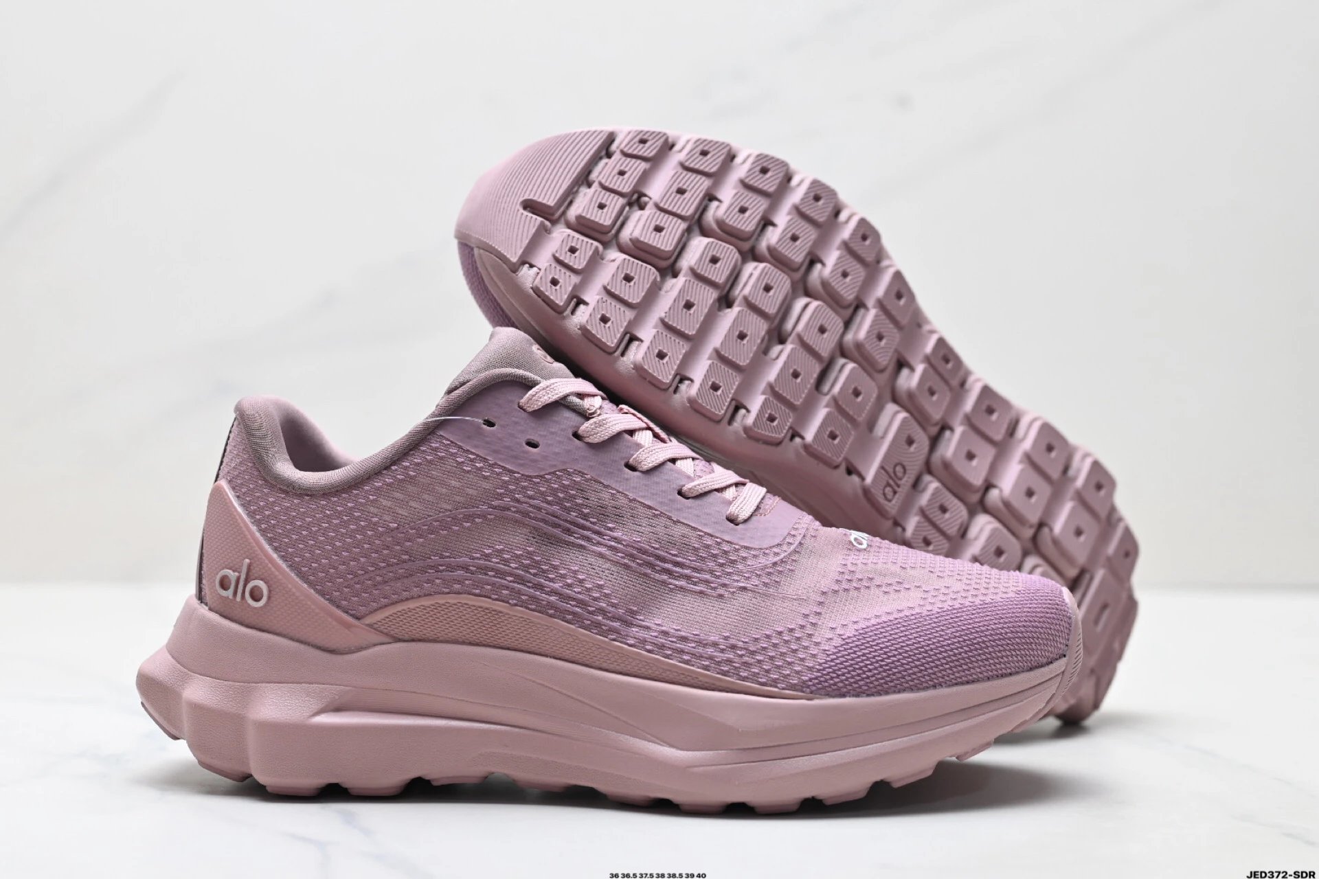 Alo Yoga Alo Runner Sneakers Purple - Gallery Image 5 - Detailed View