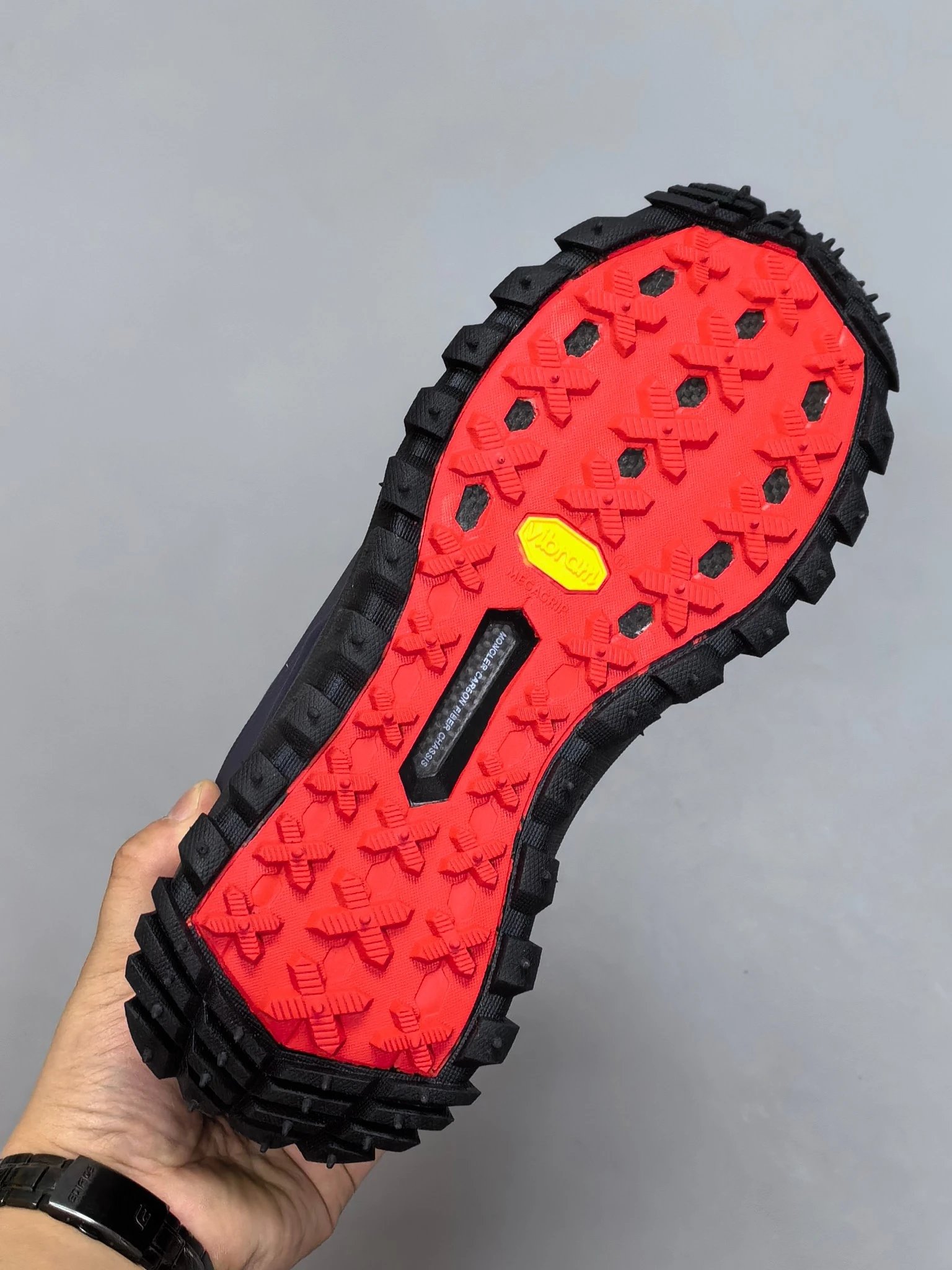 Moncler Trailgrip GTX Rubber Sneakers Blue Purple - Gallery Image 7 - Detailed View