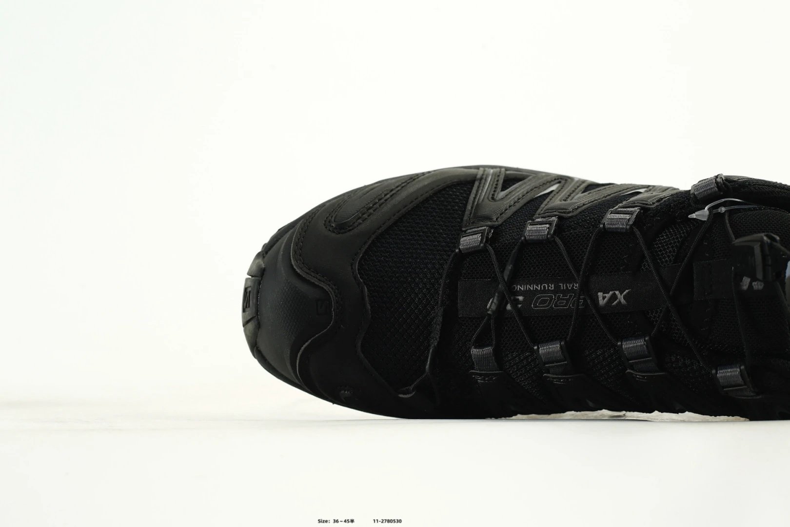 Salomon XA Pro 3D Trail Shoes Black  - Gallery Image 5 - Detailed View