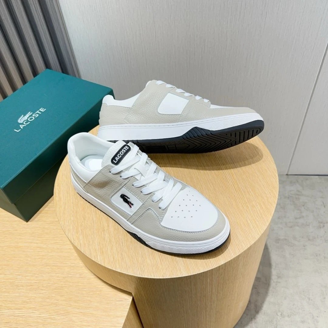 Lacoste Classic Leather Sneakers White - Gallery Image 3 - Detailed View
