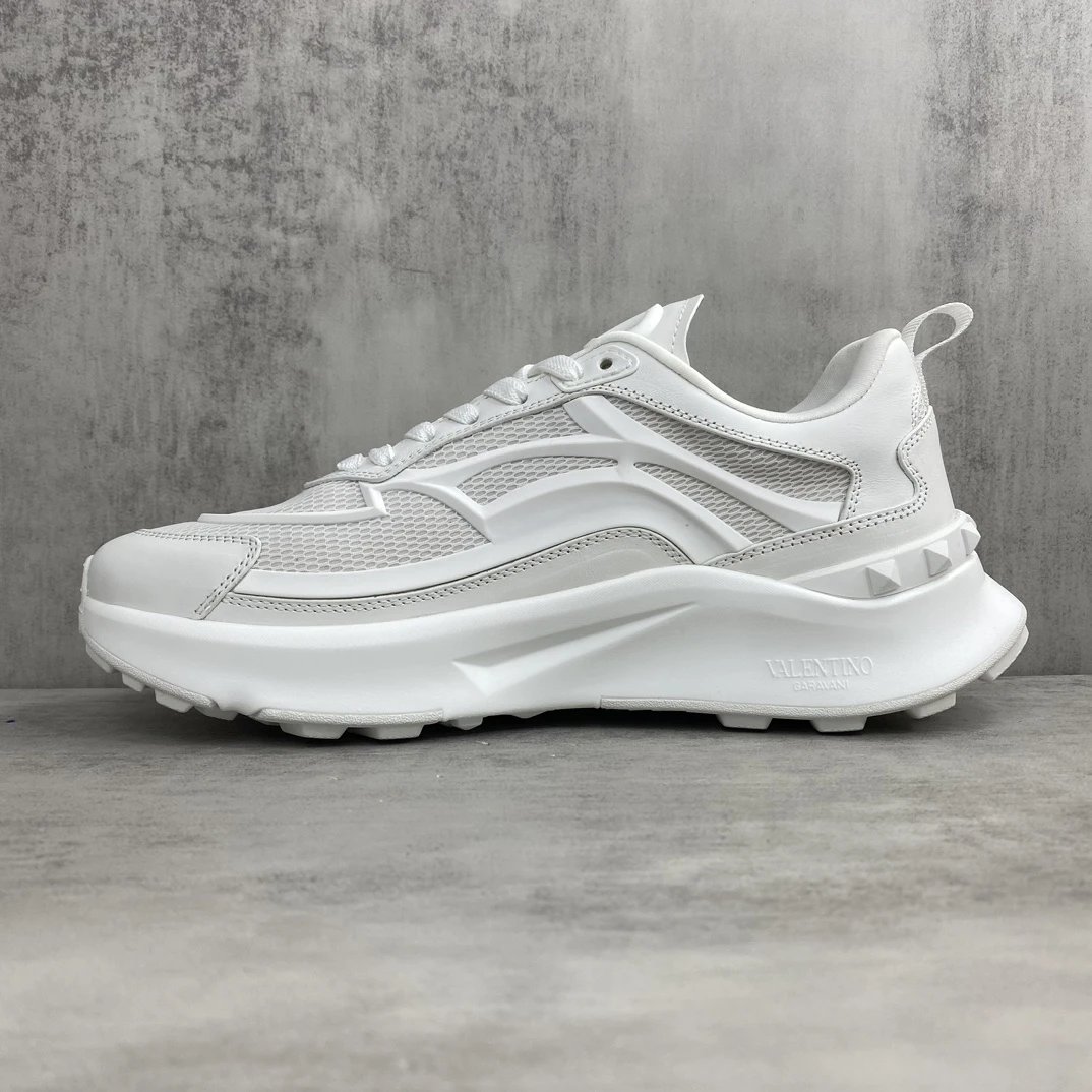 Chunky Mesh Sneakers True Act Arctic White - Gallery Image 7 - Detailed View