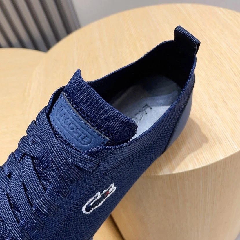 Lacoste Classic Sneakers Navy - Gallery Image 4 - Detailed View