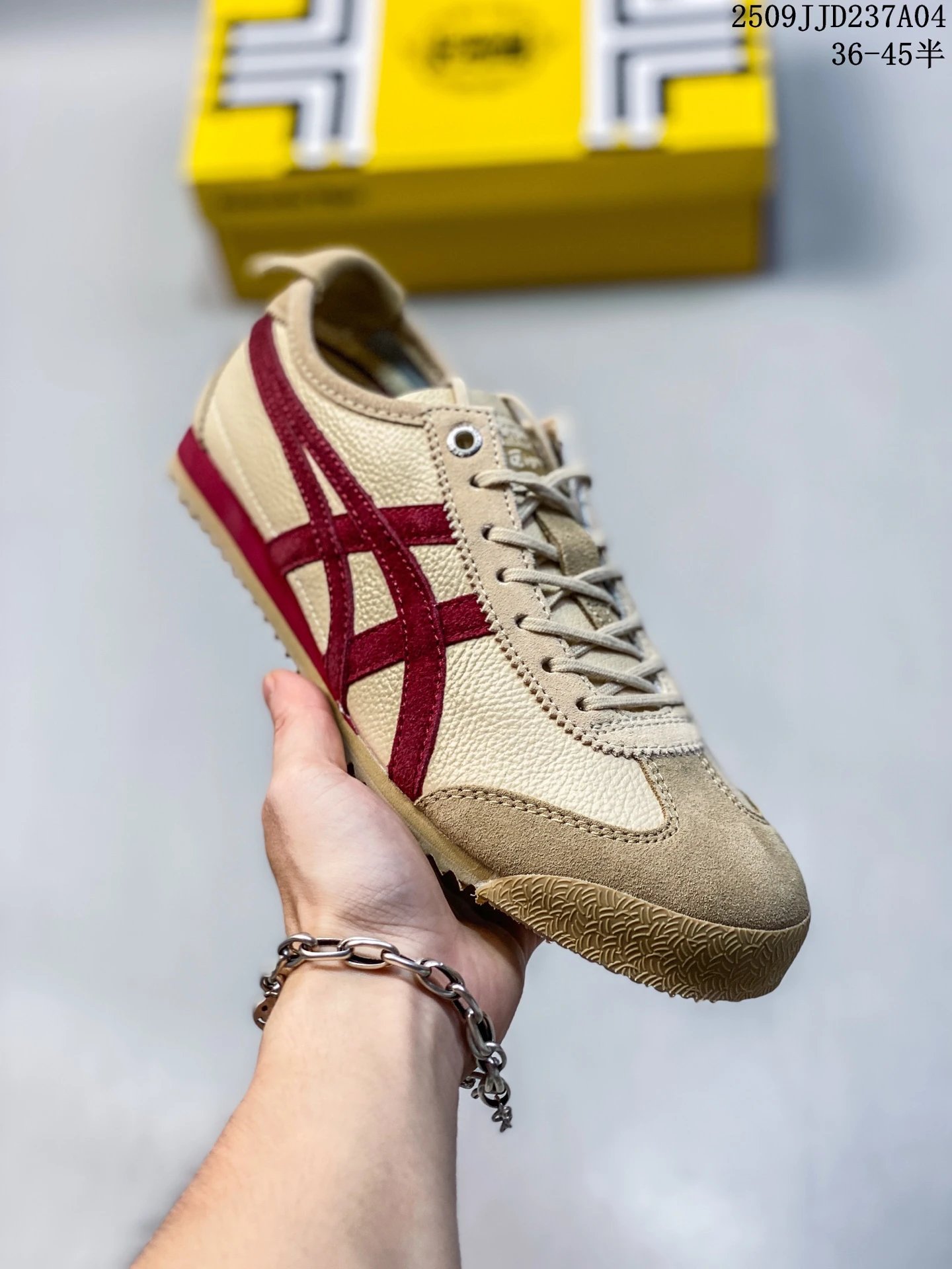 Onitsuka Tiger Mexico 66 Deluxe Beige Red - Gallery Image 1 - Detailed View