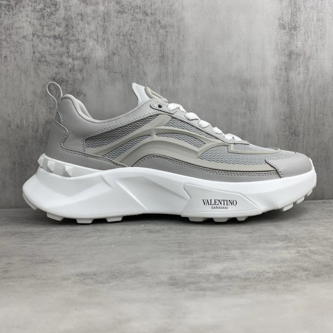 Chunky Mesh Sneakers Frost Gray - Gallery Image 6 - Detailed View