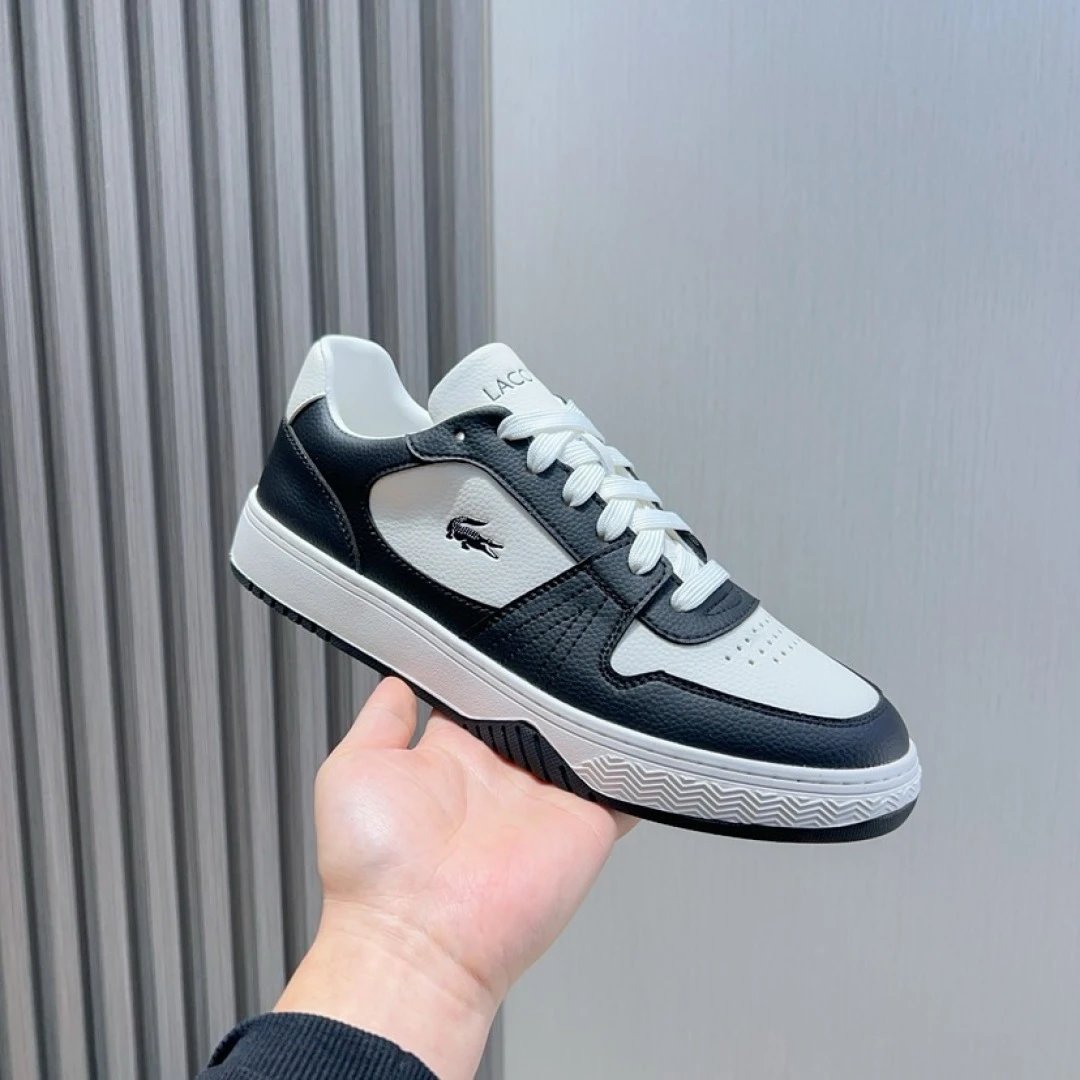 Lacoste Black White Sneakers - High Quality Product Image - Cnfans