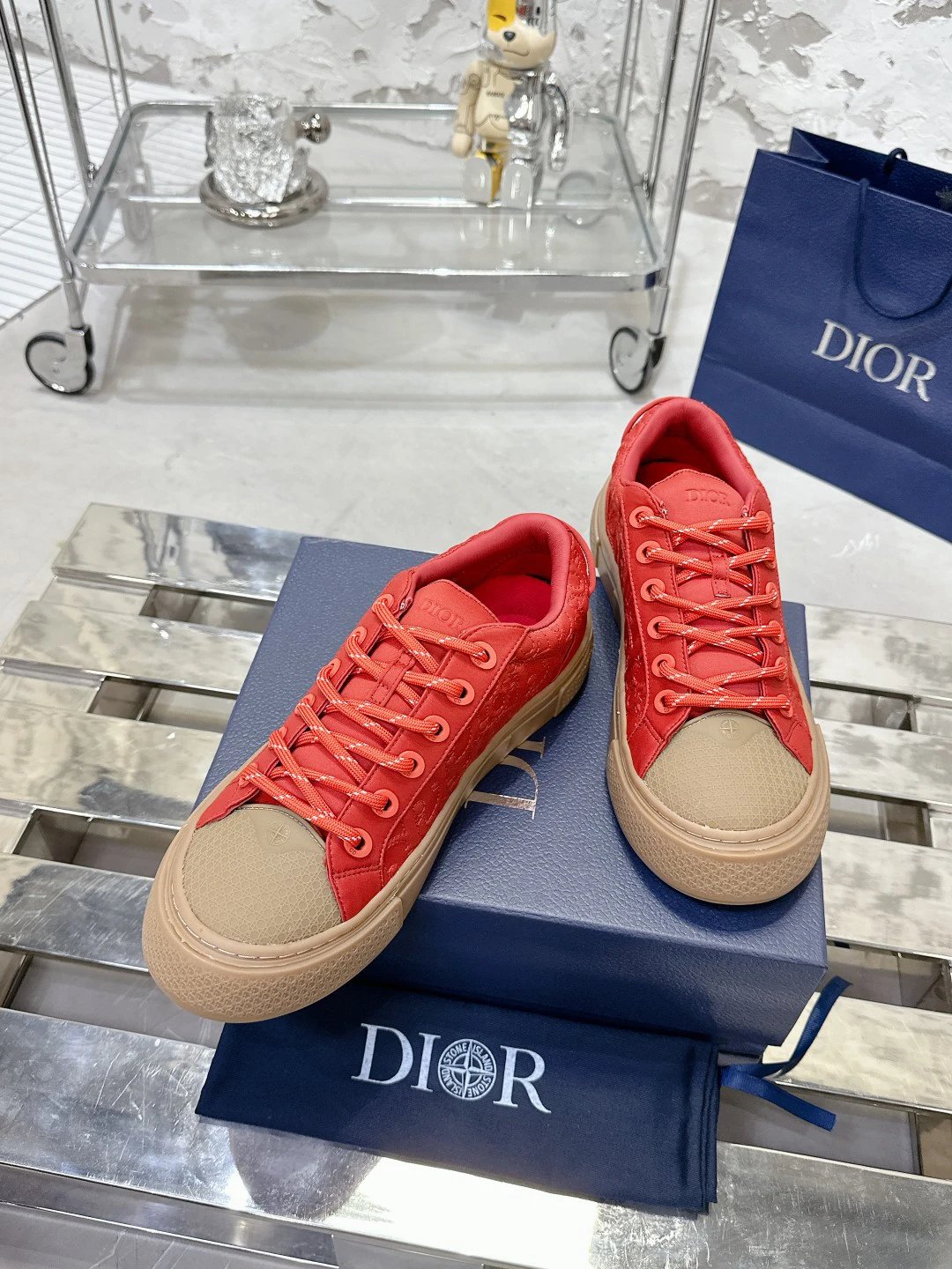 Canvas Sneakers Casual Modern Rust - Gallery Image 6 - Detailed View