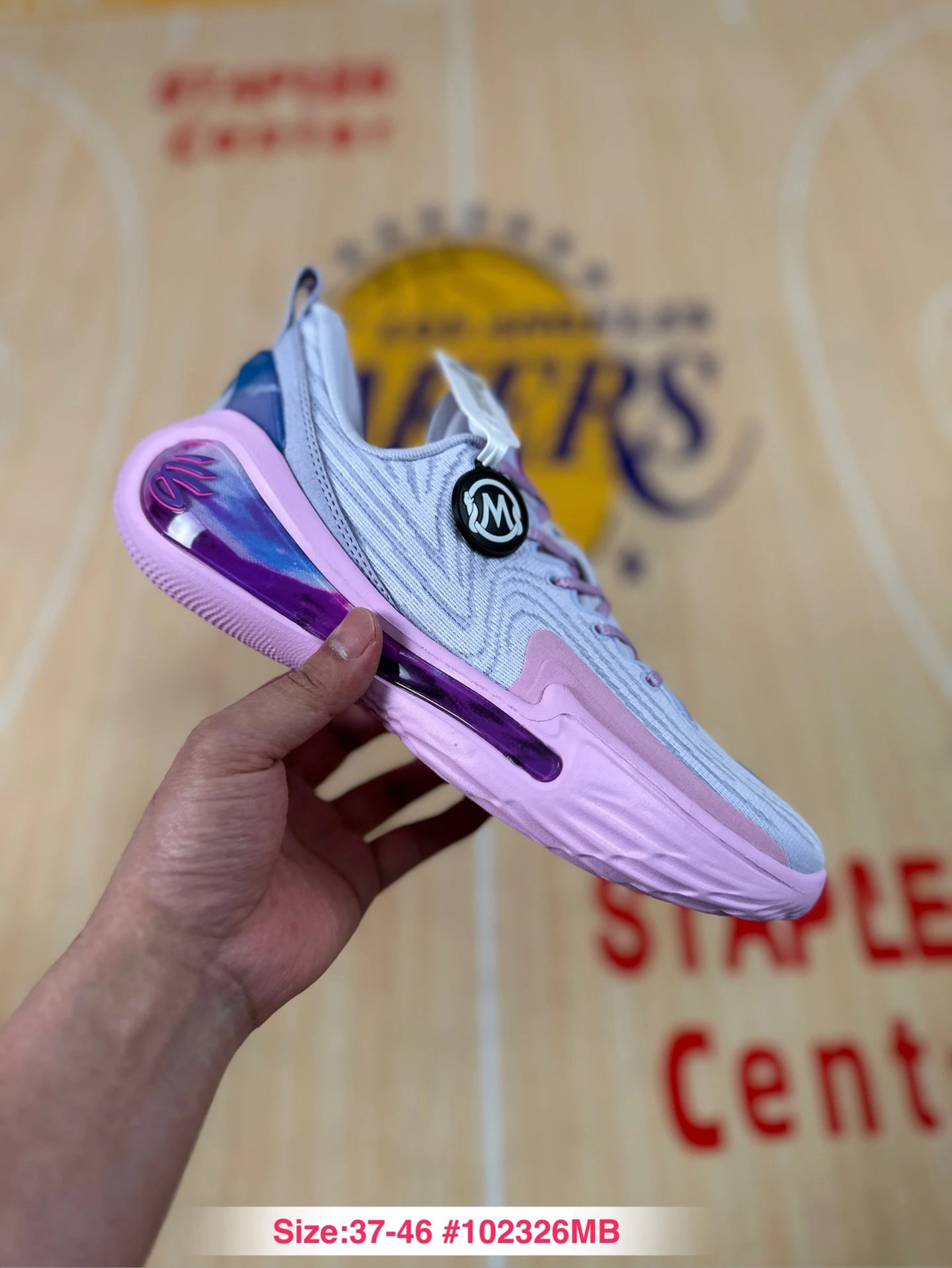 Curry 12 Mesh Basketball Shoes Lilac Pink - Gallery Image 5 - Detailed View