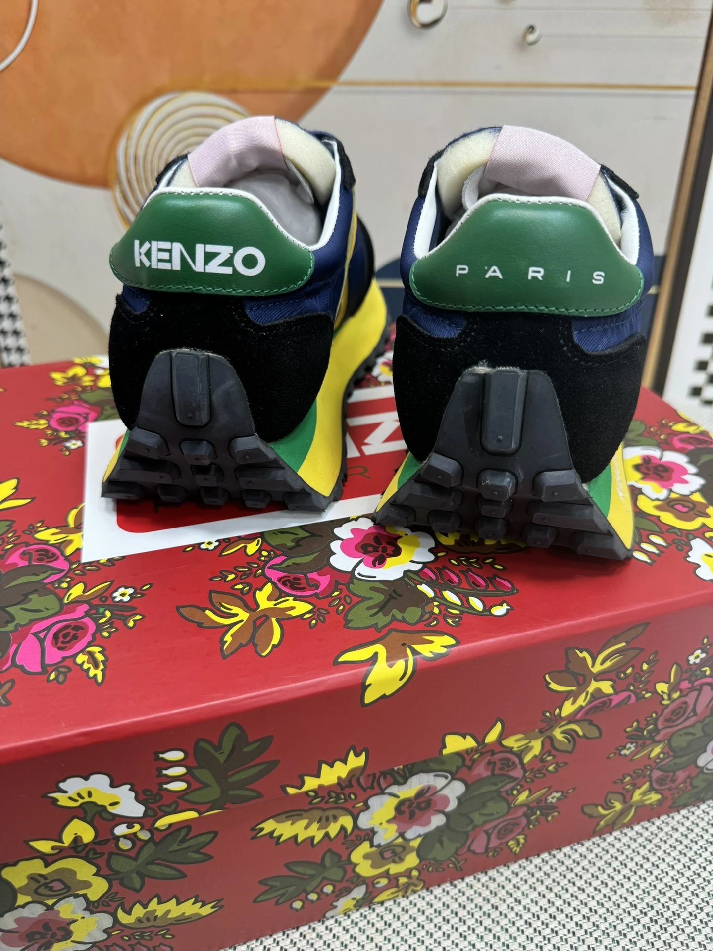 Kenzo Casual Sneakers Blue - Gallery Image 8 - Detailed View