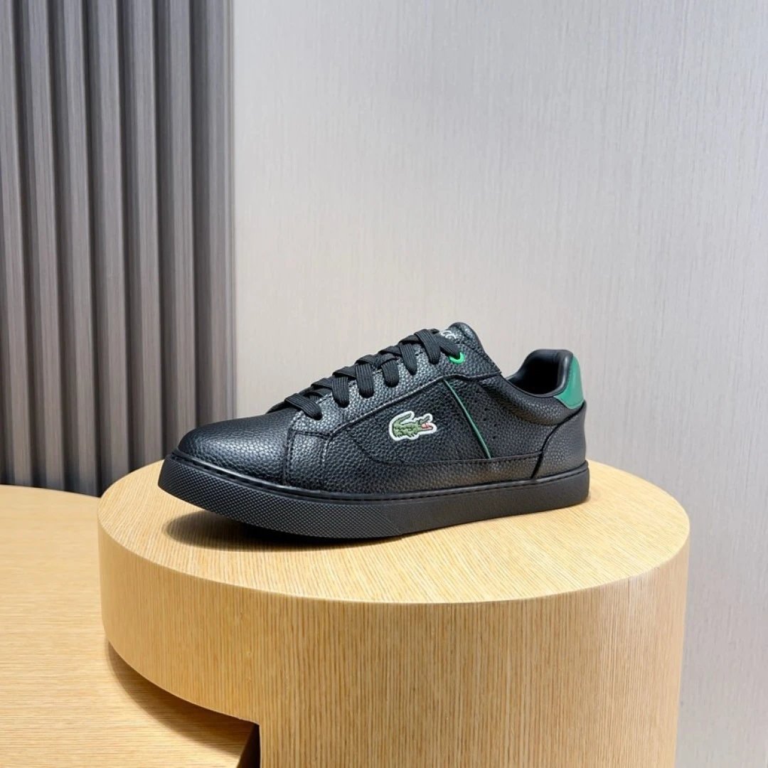 Lacoste Black Casual Sneakers - Gallery Image 5 - Detailed View
