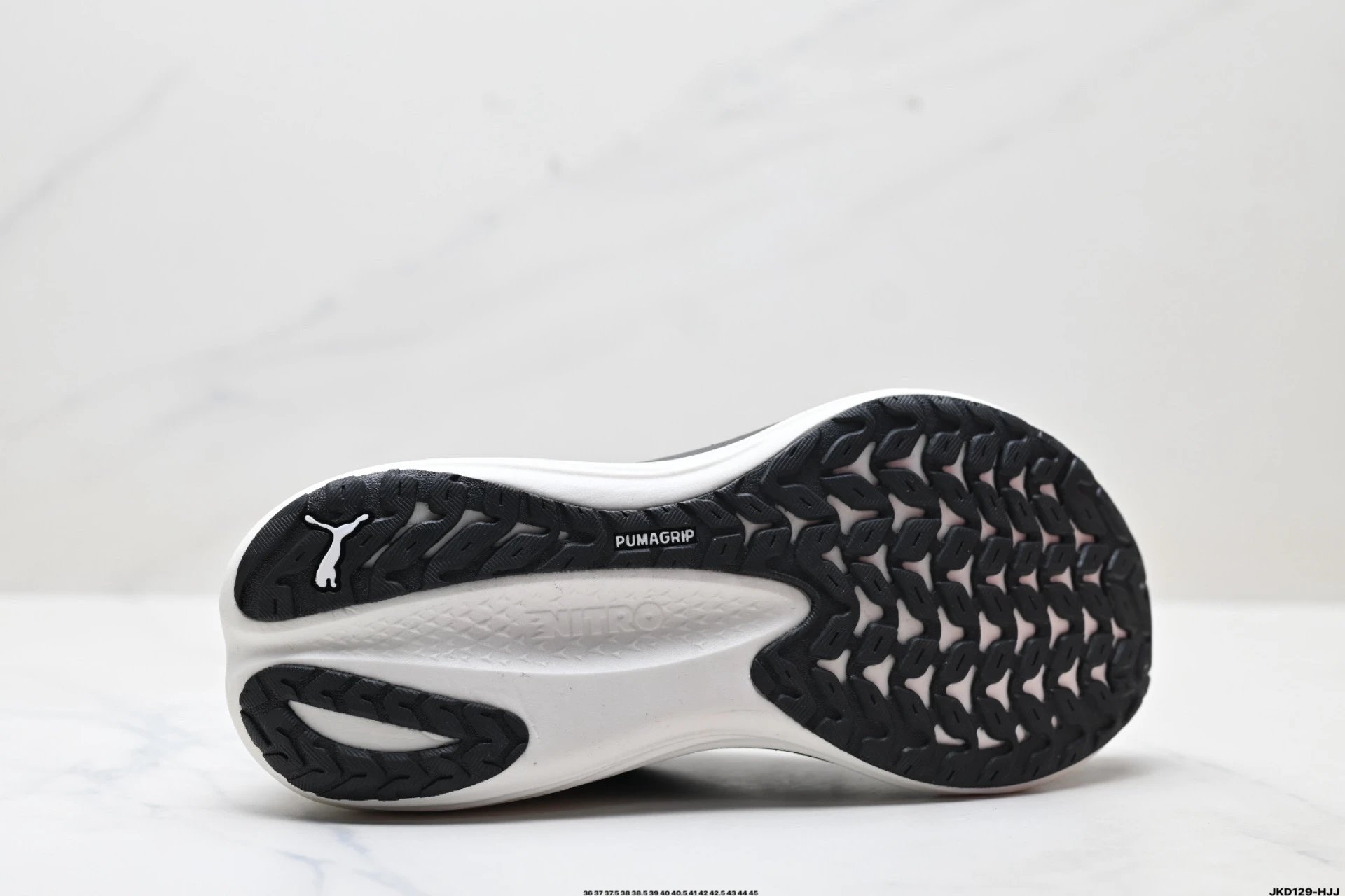 PUMA Deviate Nitro Sneakers Black White - Gallery Image 9 - Detailed View