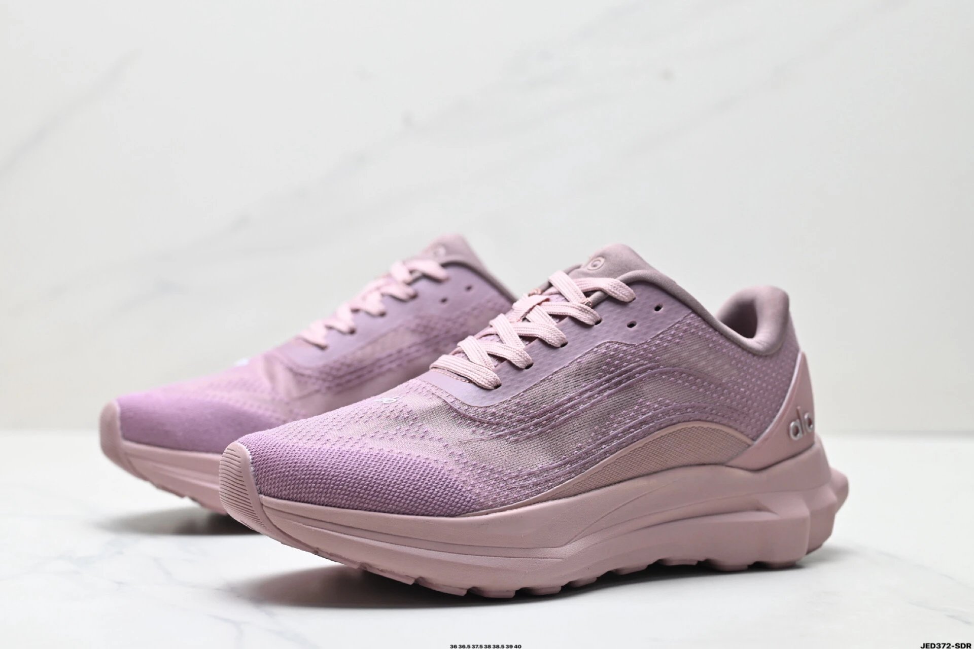 Alo Yoga Alo Runner Sneakers Purple - Gallery Image 4 - Detailed View