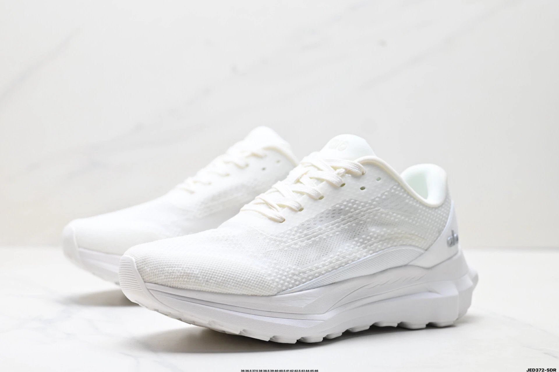 Alo Yoga Alo Runner Sneakers White  - Gallery Image 4 - Detailed View