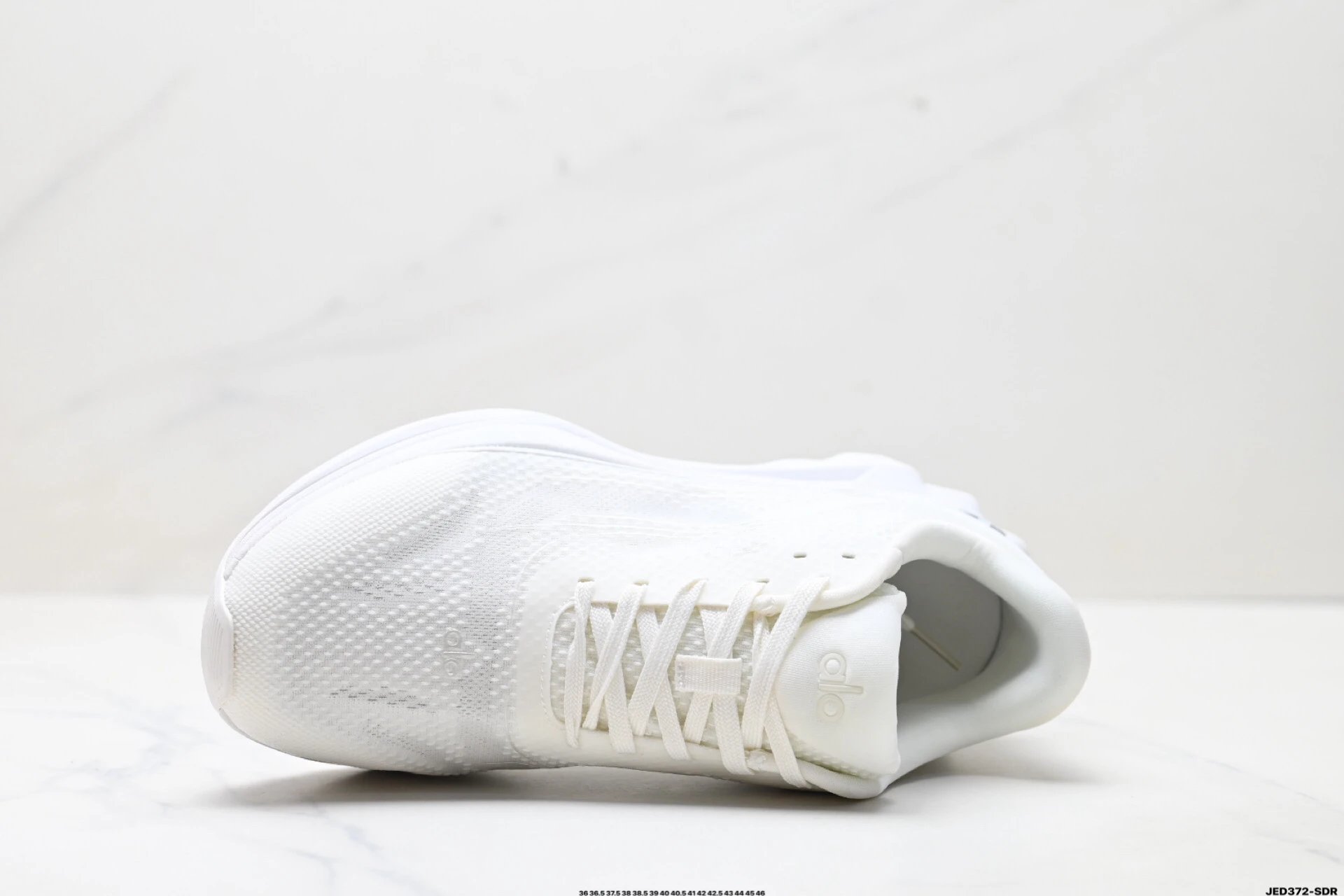 Alo Yoga Alo Runner Sneakers White  - Gallery Image 2 - Detailed View