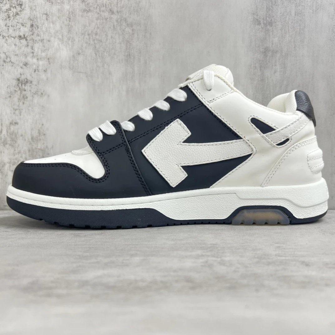 Low Top Leather Sneakers Retro Streetwear Black Ivory - Gallery Image 7 - Detailed View