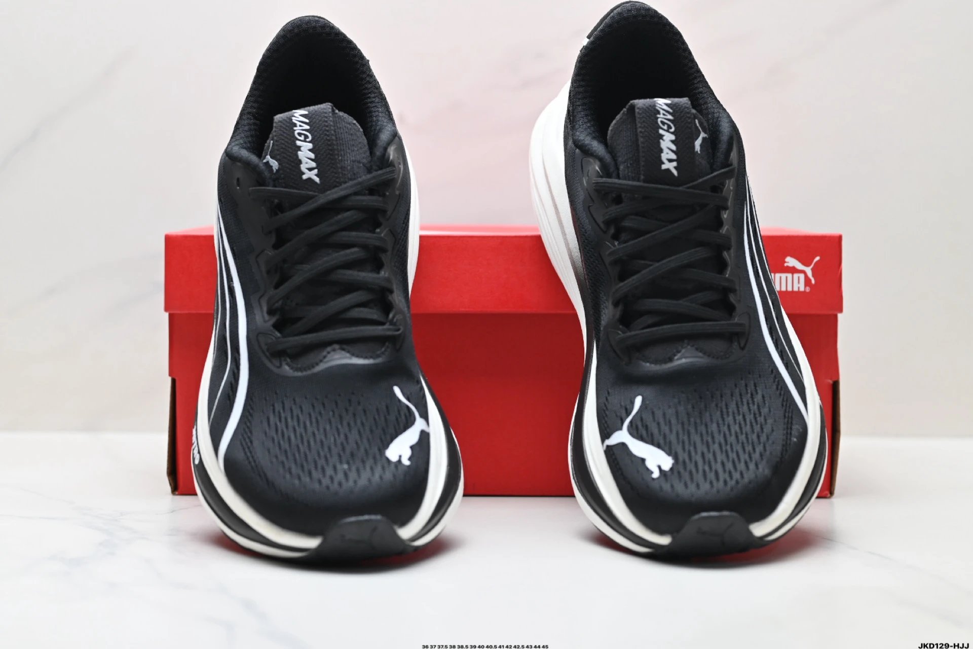 PUMA Deviate Nitro Sneakers Black White - Gallery Image 7 - Detailed View