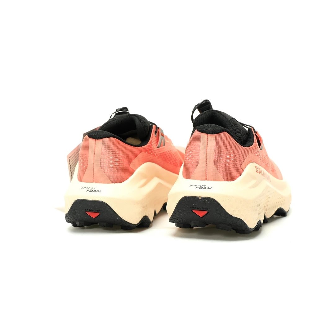 Trail Running Sneakers Orange - Gallery Image 6 - Detailed View