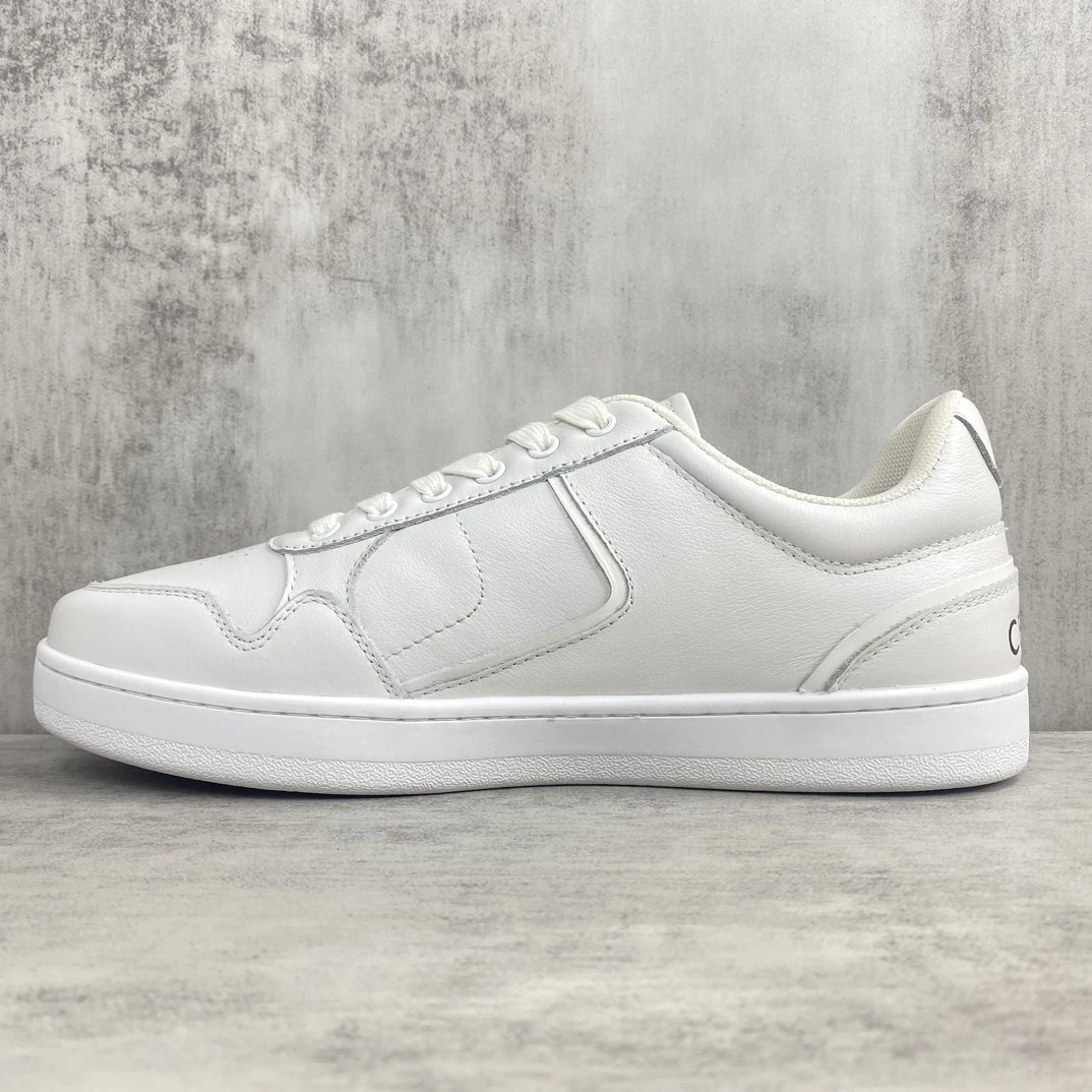 CT-10 Low Top Leather Sneakers Spring Summer Ivory - Gallery Image 7 - Detailed View