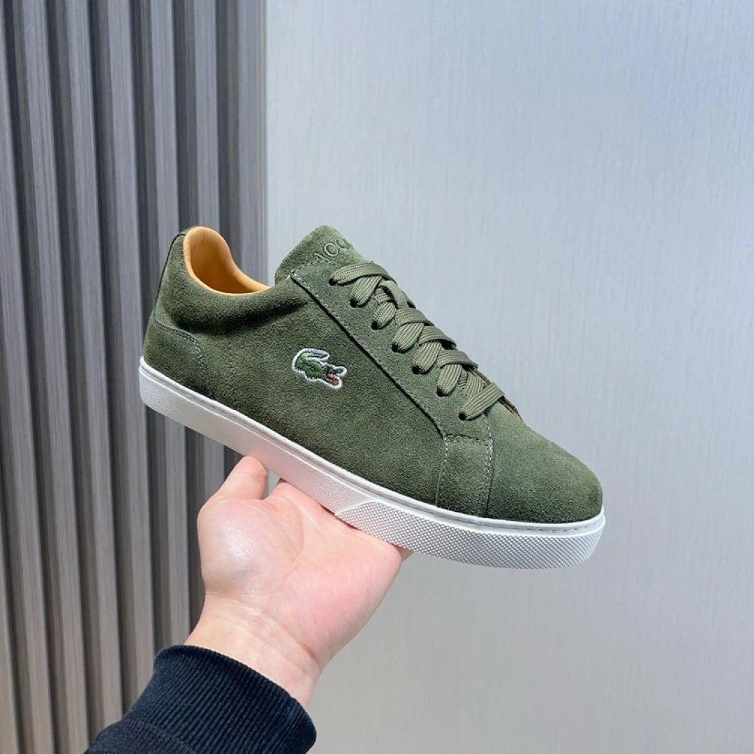 Lacoste Classic Green Sneakers - High Quality Product Image - Cnfans